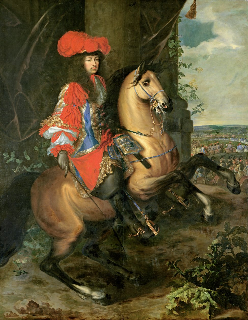 Jezdecký portrét Ludvíka XIV. (1638-1715) od Charles Le Brun