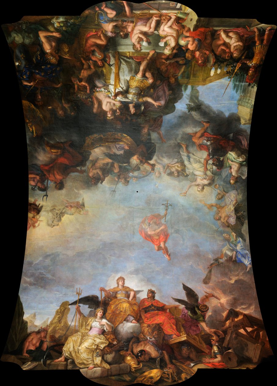 Král vládne sám, 1661 od Charles Le Brun