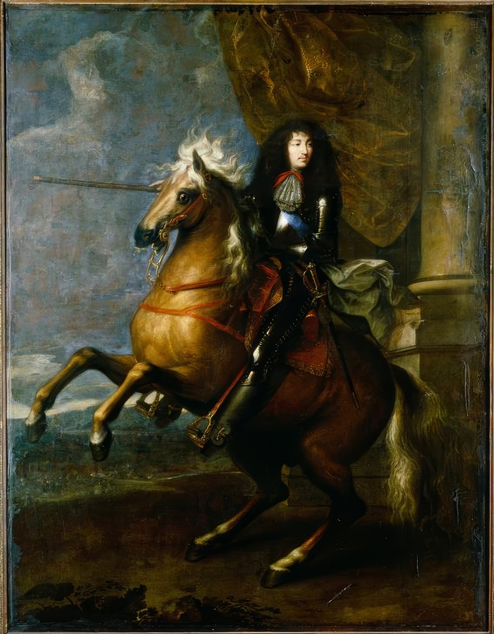Ludvík XIV. Francie, jezdecký portrét / Charles Le Brun od Charles Le Brun
