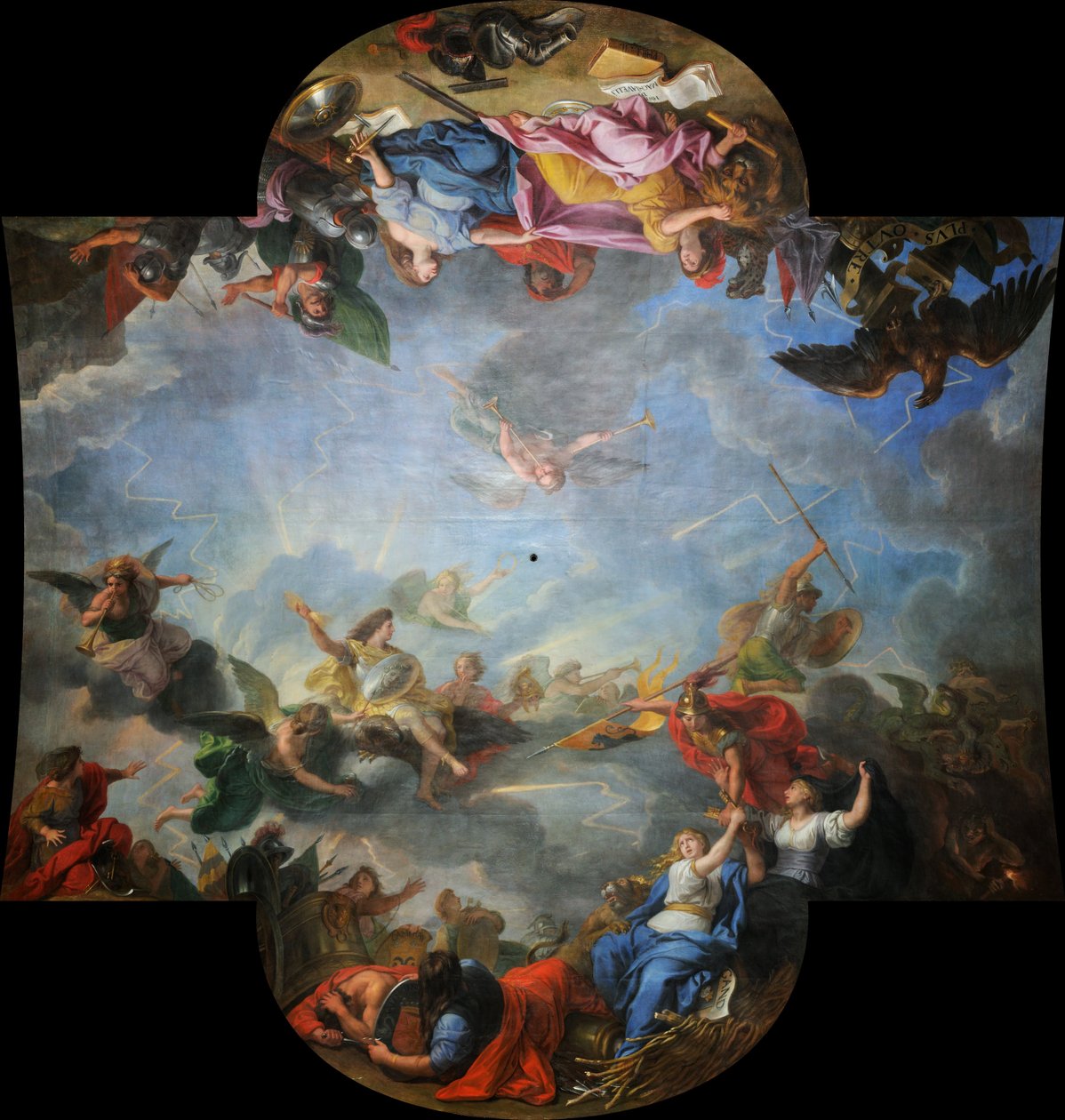 Zachycení města a citadely v Gentu za šest dní, 1678 od Charles Le Brun