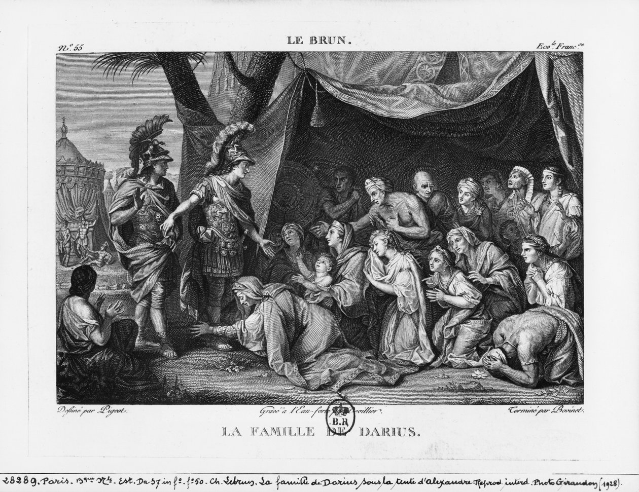 Rodina Dariova před Alexandrem Velikým od Charles Le Brun
