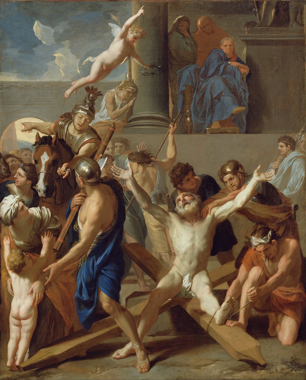 Umučení svatého Ondřeje od Charles Le Brun
