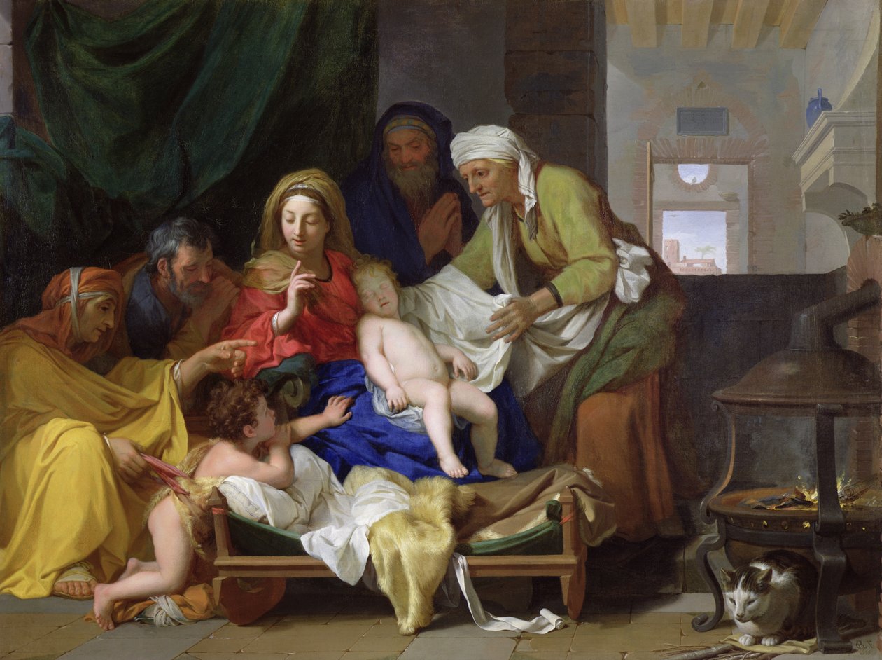 Spící Kristus, 1655 od Charles Le Brun
