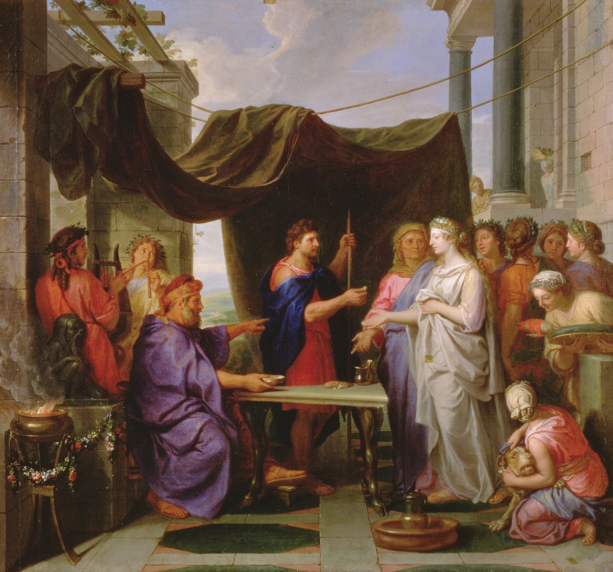 Svatba Mojžíše a Zippory (pár 78385) od Charles Le Brun