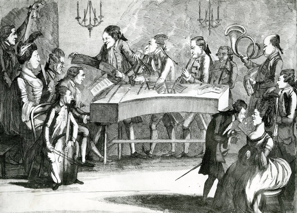 Nedělní koncert, 1782 od Charles Loraine Smith