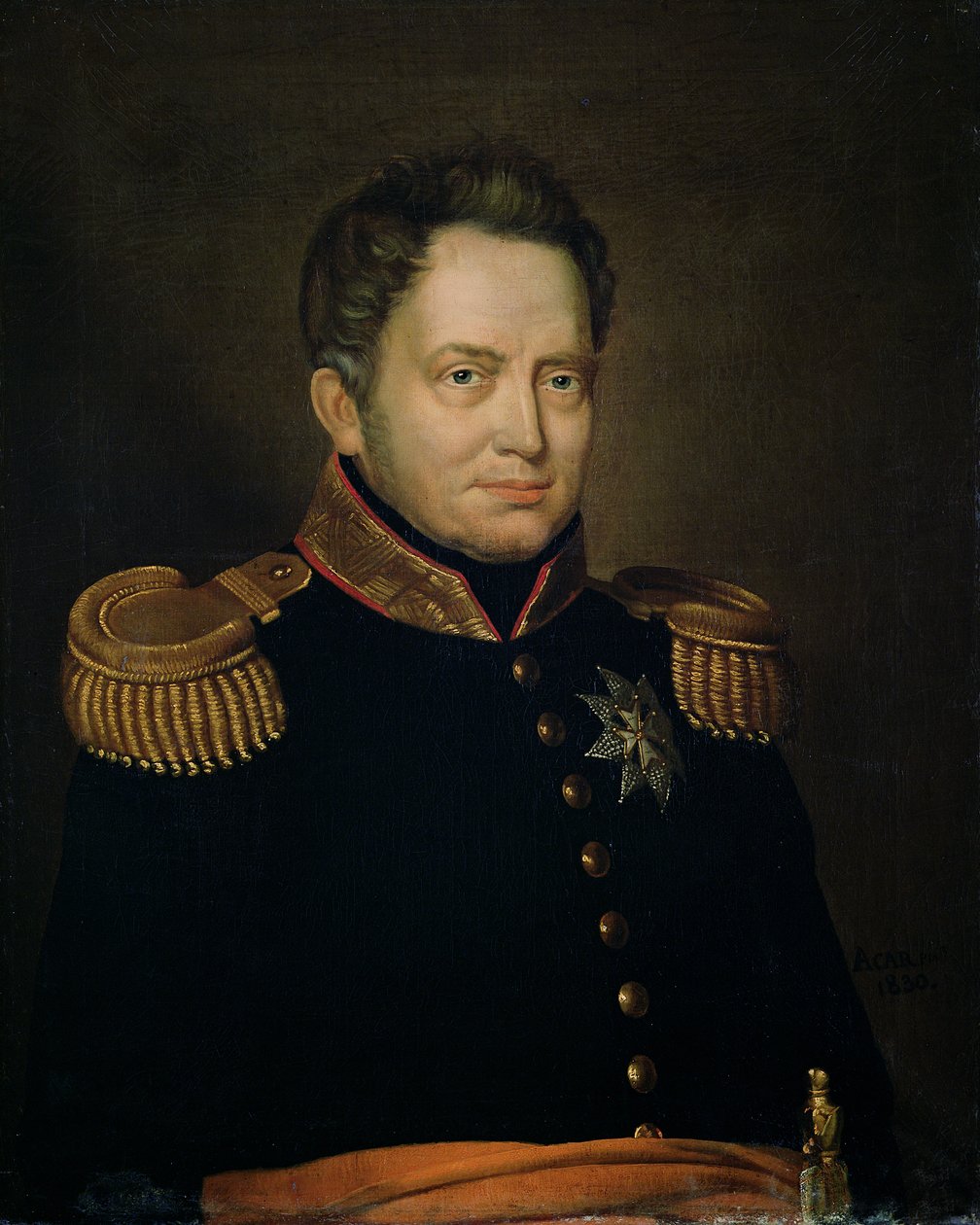 Portrét Willema Frederika (1772-1843) Prince of Orange, 1830 od Charles Louis Acar