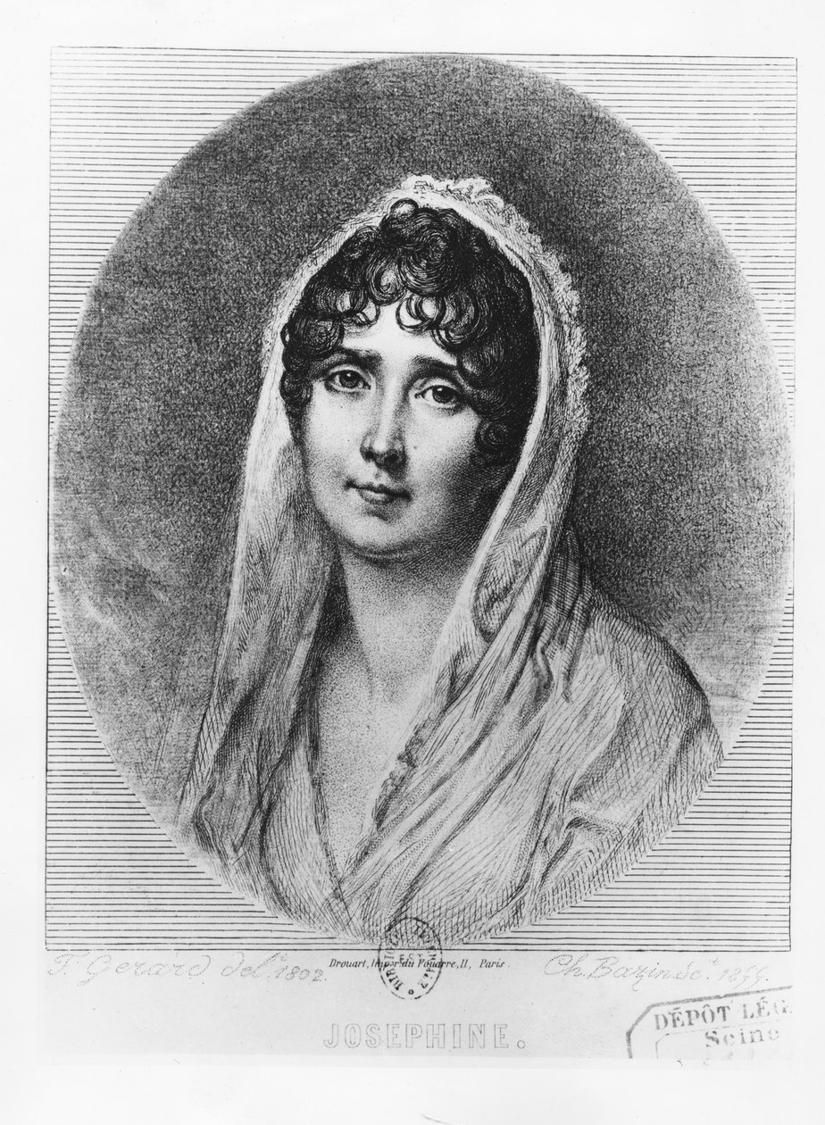 Josephine de Beauharnais od Charles Louis Bazin