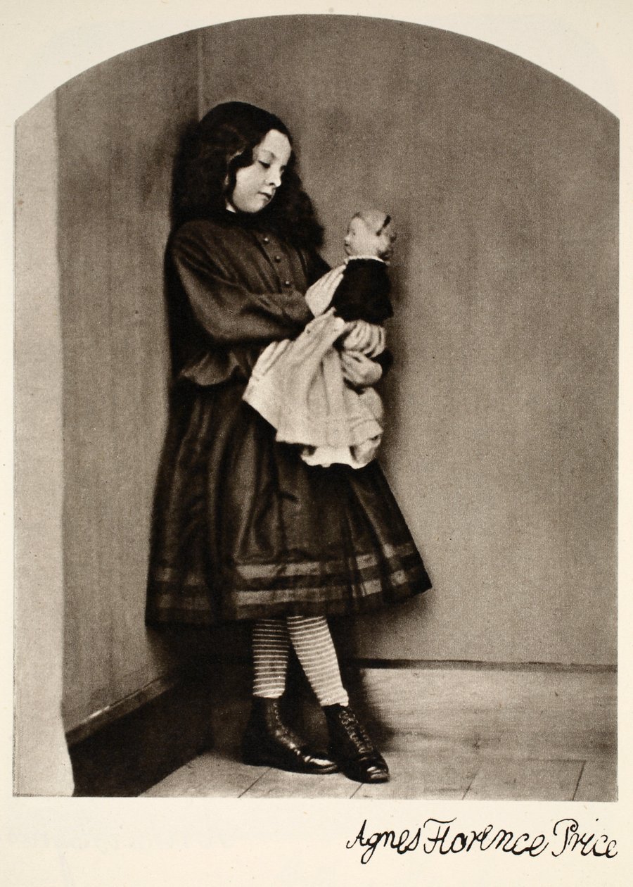 Agnes Florence Price, 7. října 1863 (sépiová fotografie) od Charles Lutwidge Dodgson