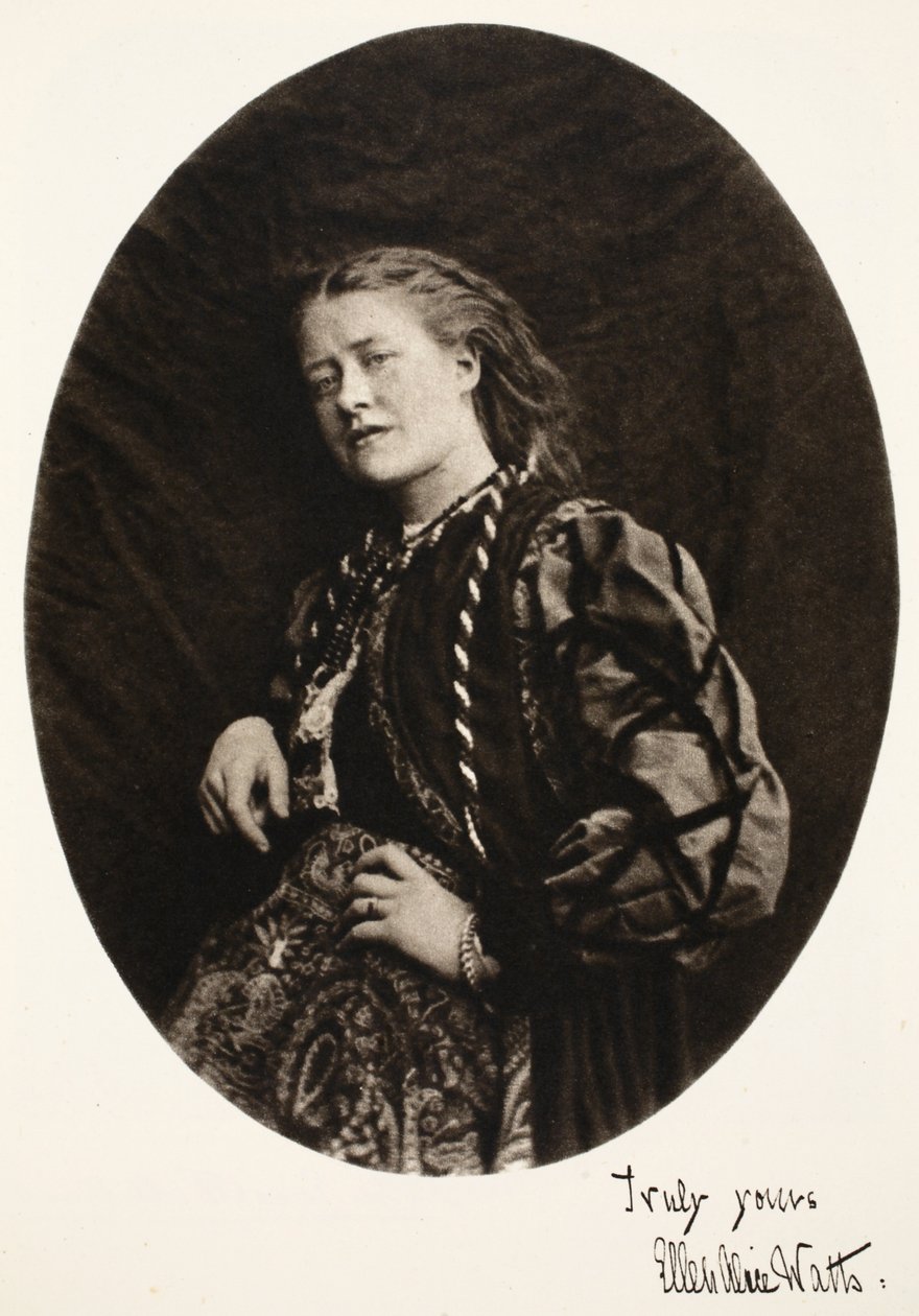 Ellen Terry, 14. července 1865 (sépiová fotografie) od Charles Lutwidge Dodgson