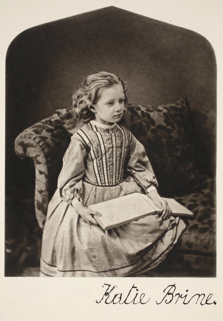 Katie Brine, 16. června 1866 (sépiová fotografie) od Charles Lutwidge Dodgson