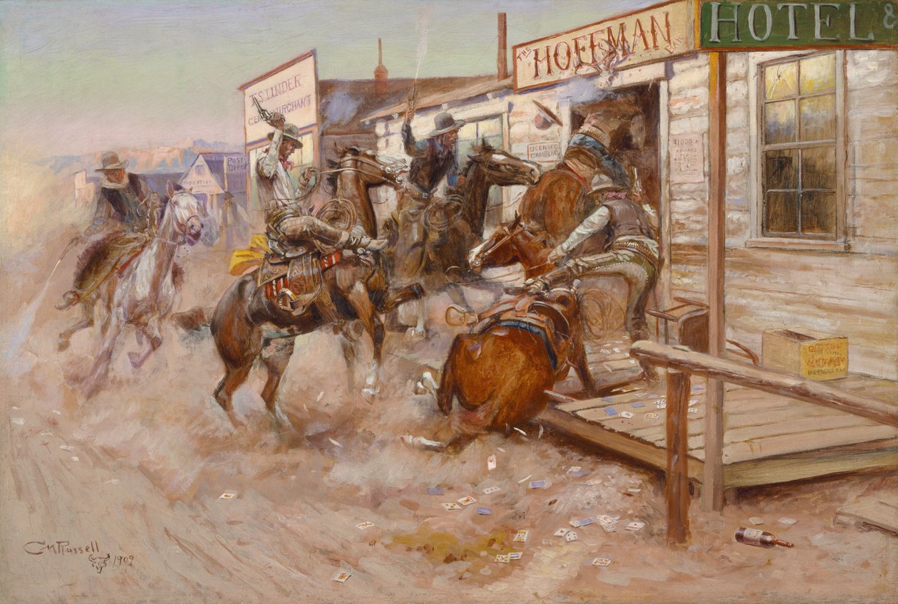 In Bez klepání od Charles Marion Russell