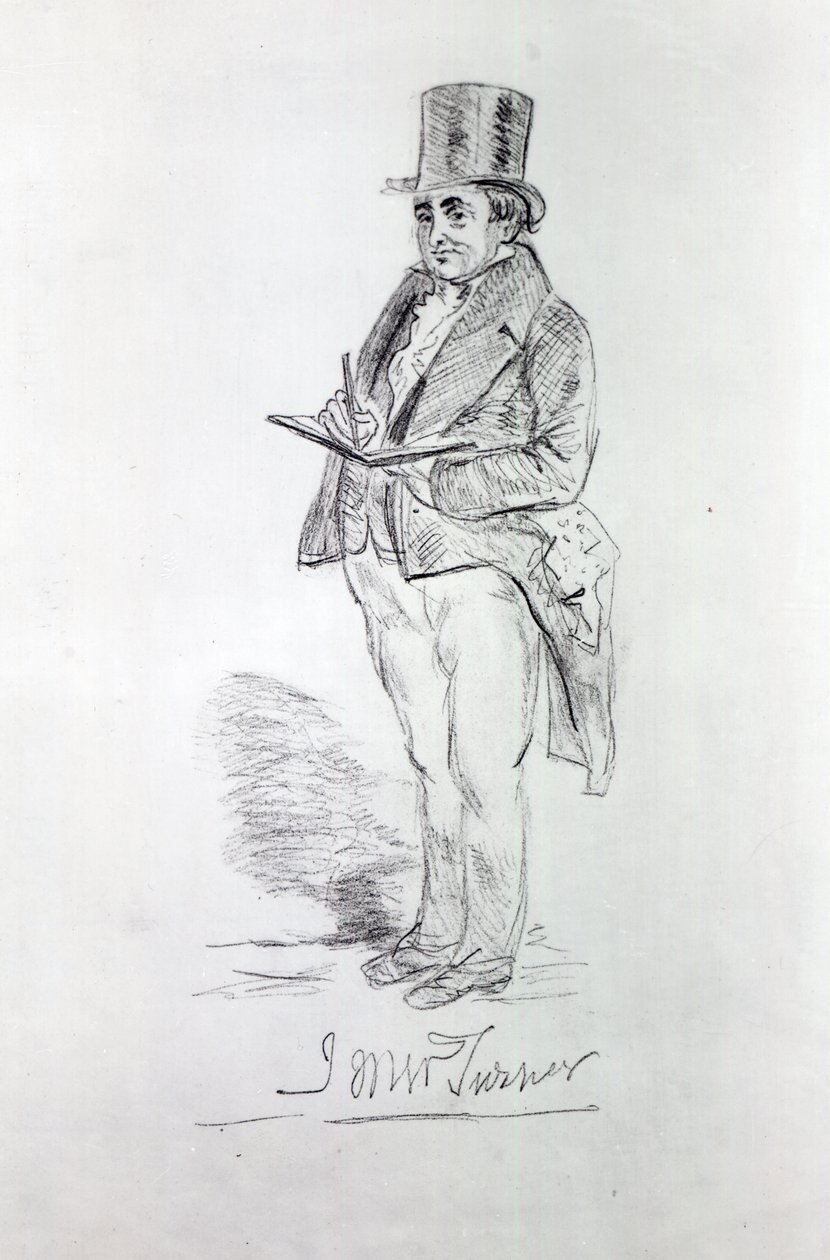 Joseph Mallord William Turner, 1844 od Charles Martin