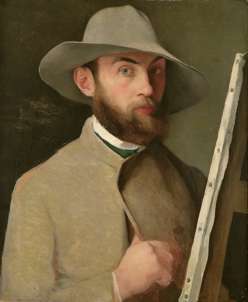 Autoportrét, kolem roku 1890 od Charles Maurin