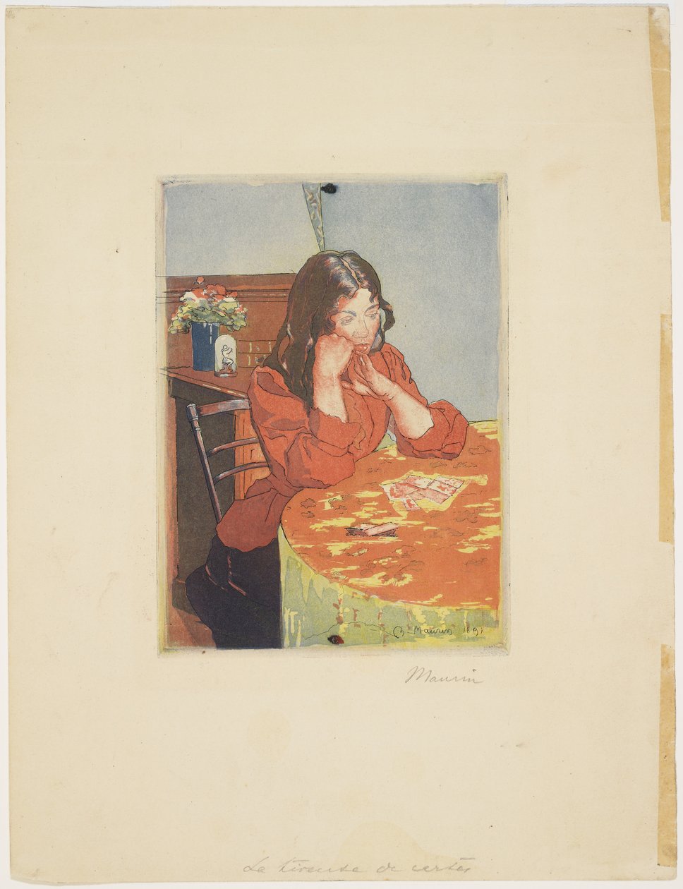 Card Tinner, 1891 od Charles Maurin
