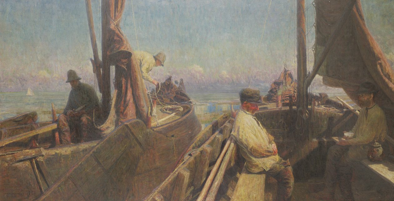 Zeelandští rybáři od Charles Mertens