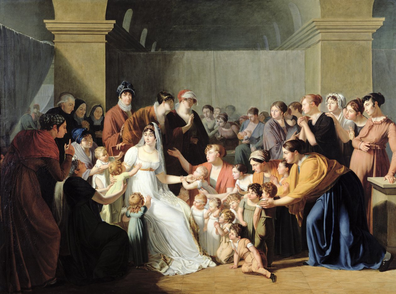 Císařovna Josefína (1763-1814) Mezi dětmi, 1806 od Charles Nicolas Raphael Lafond