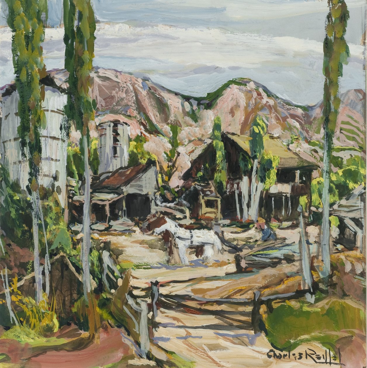 Old Ranch Mission Valley, kolem roku 1930 od Charles P. Reiffel