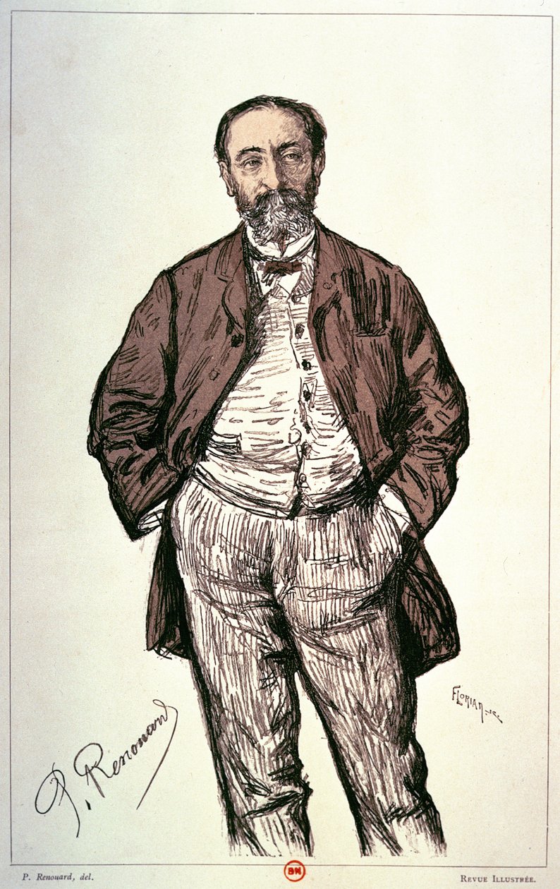 Portrét Camille Saint-Saens od Charles Paul Renouard