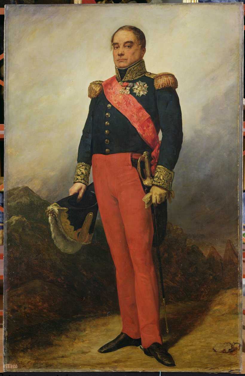 Georges Mouton (1770-1838) hrabě z Lobau, 1835 od Charles Philippe Lariviere