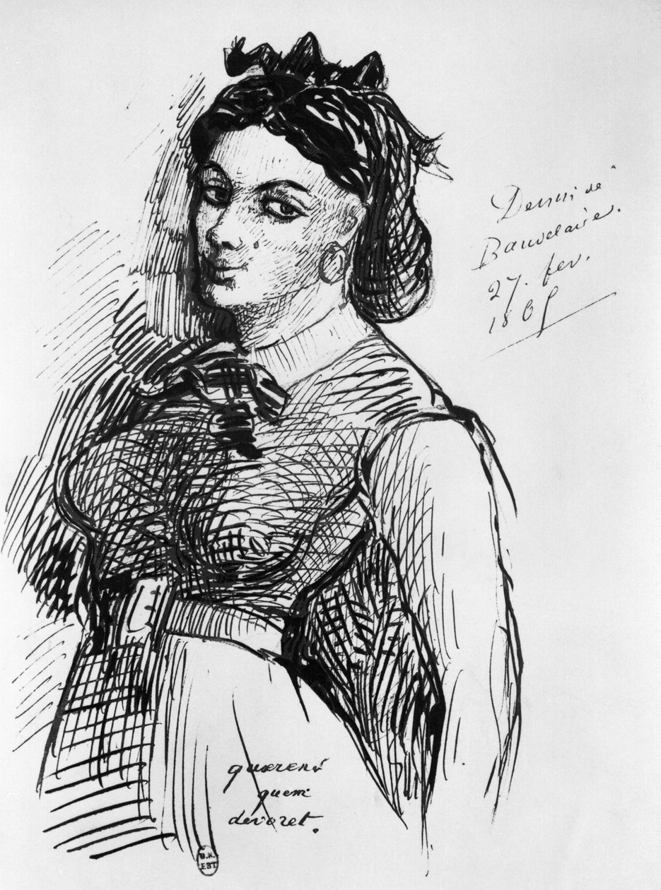 Jeanne Duval, 1865 od Charles Pierre Baudelaire