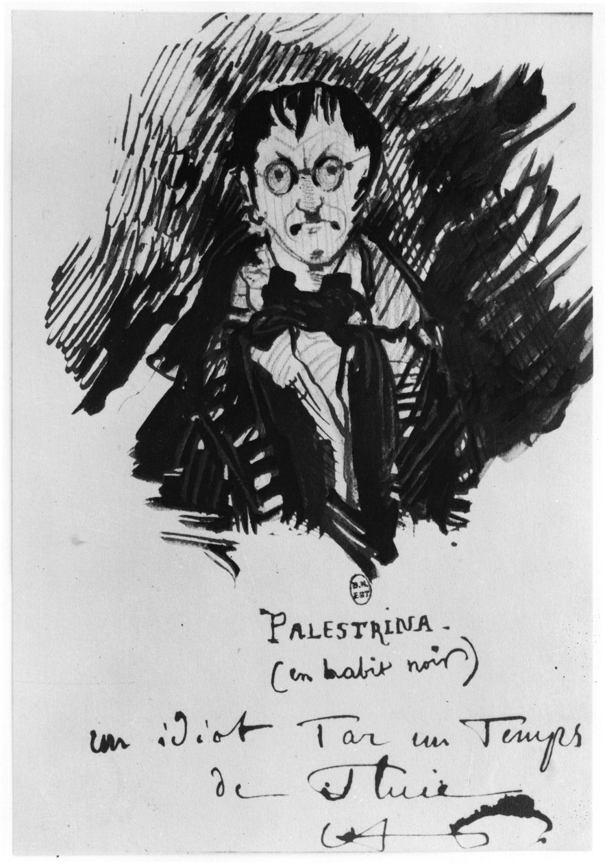 Palestrina v černém obleku od Charles Pierre Baudelaire