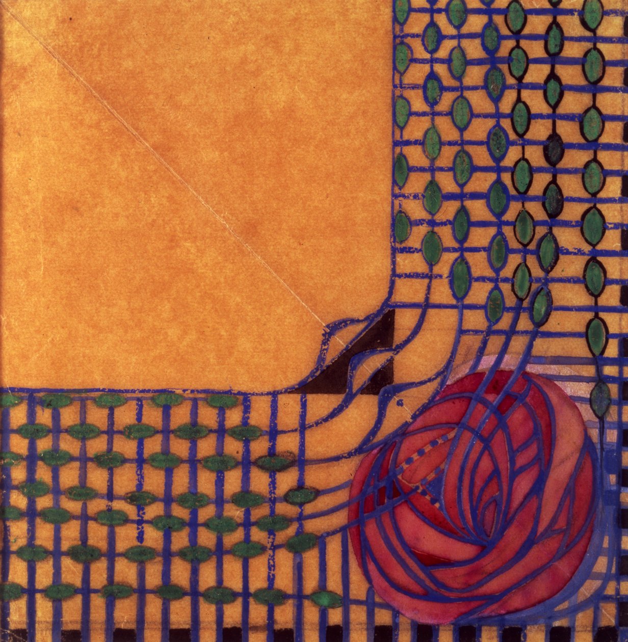 Textilní design, kolem roku 1915 od Charles Rennie Mackintosh