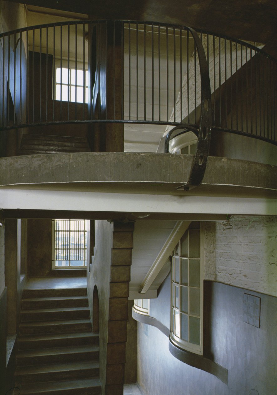 Pohled na východní schodiště, postavený 1897-99 od Charles Rennie Mackintosh