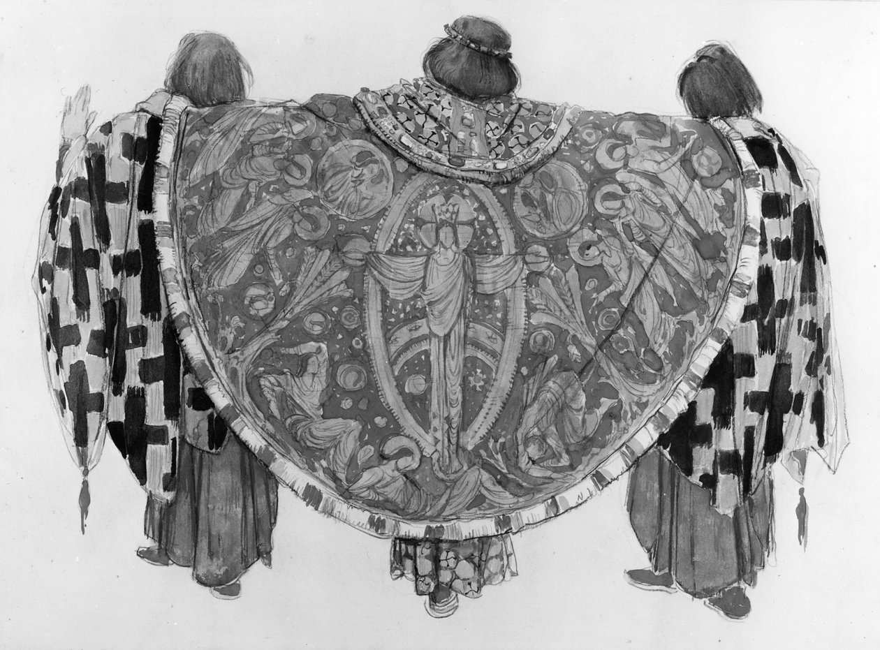 Kostýmní návrh pro Parsifala, kolem roku 1910 od Charles Ricketts
