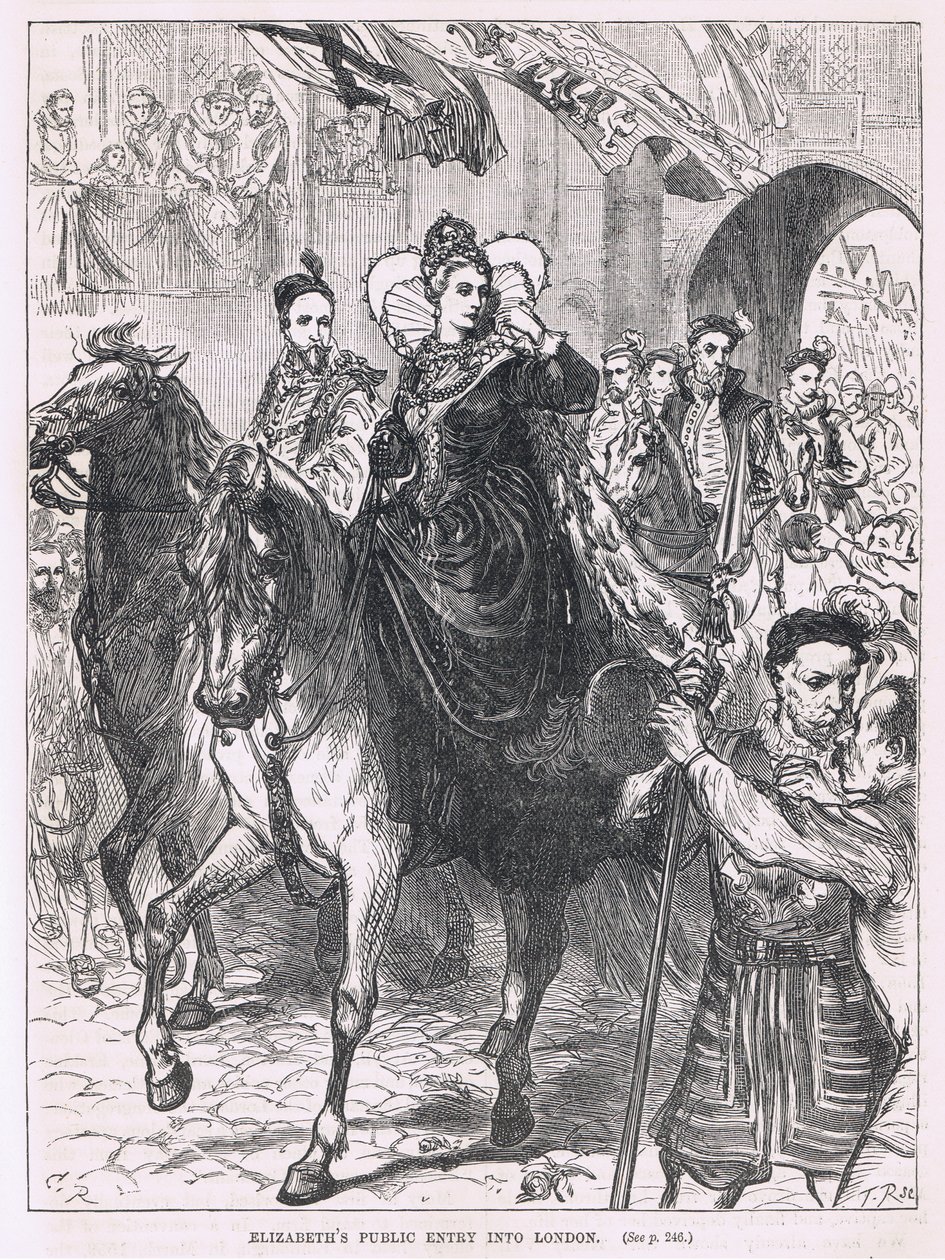 Alžbětin veřejný vstup do Londýna 1559 od Charles Ricketts