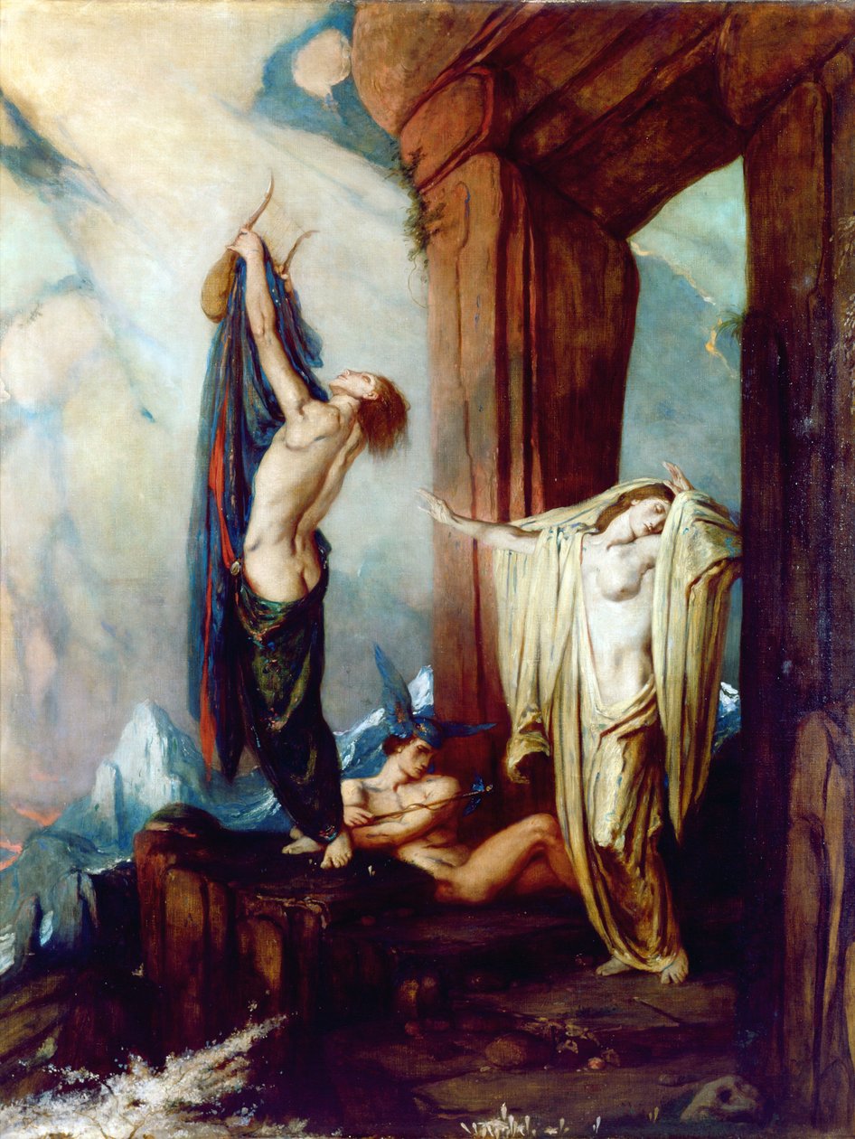 Orfeus a Eurydika, kolem roku 1922 od Charles Ricketts