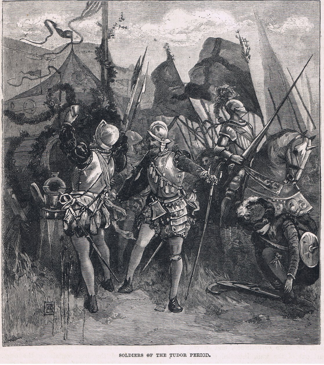 Vojáci tudorovského období od Charles Ricketts
