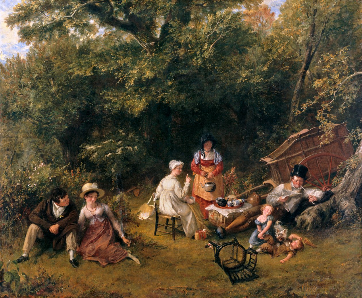 Londoners Gypsying, 1820 od Charles Robert Leslie