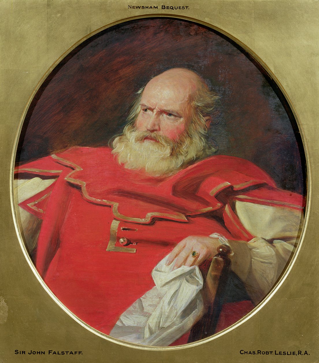 Sir John Falstaff, kolem roku 1840 od Charles Robert Leslie