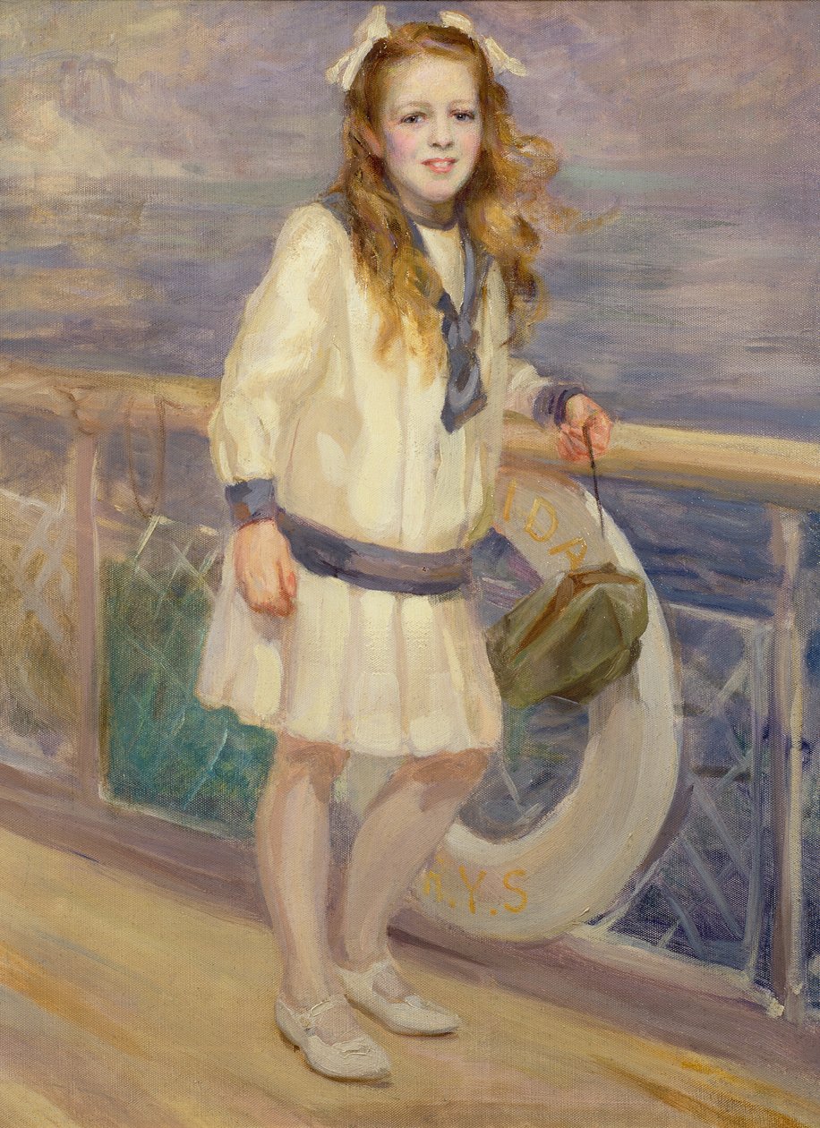 Dívka v obleku Sailor od Charles Sims