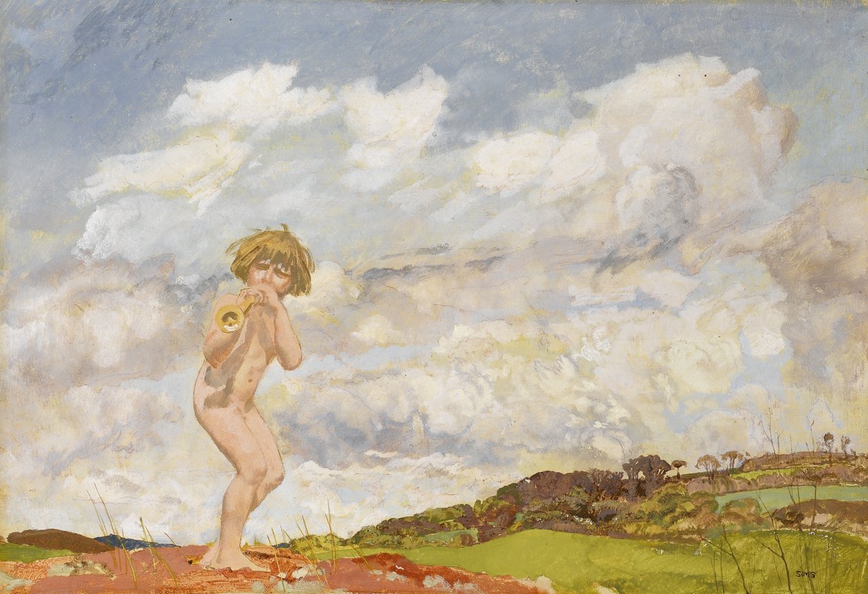 Pan, asi 1916 (tempera na plátně) od Charles Sims