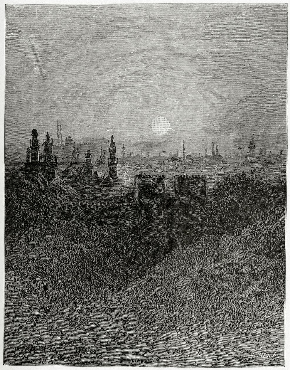 L’Orient, 19. století (č. rytina) od Charles Theodore Frere