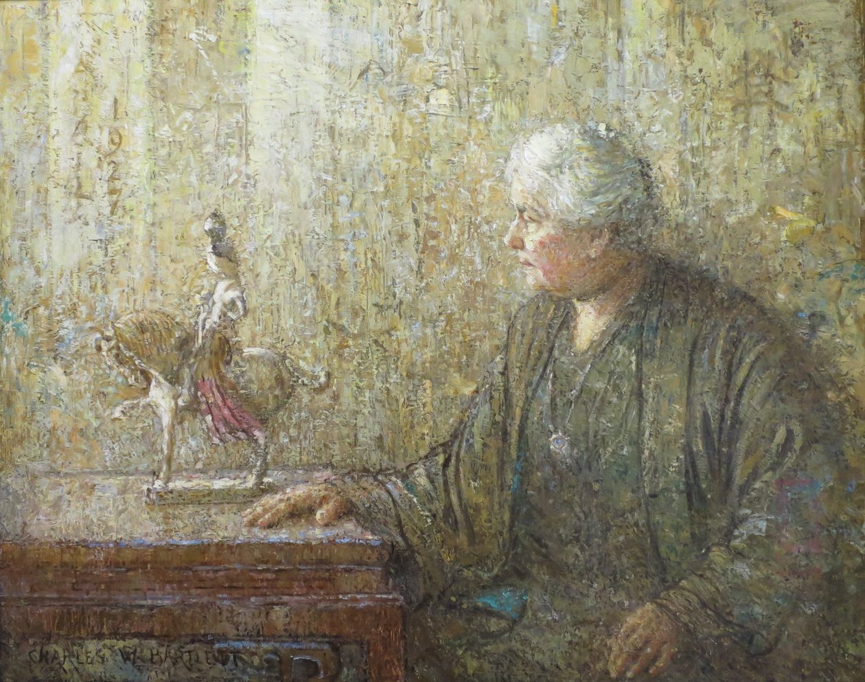 Portrét paní Charles Montague Cooke Anna Rice Cooken od Charles William Bartlett