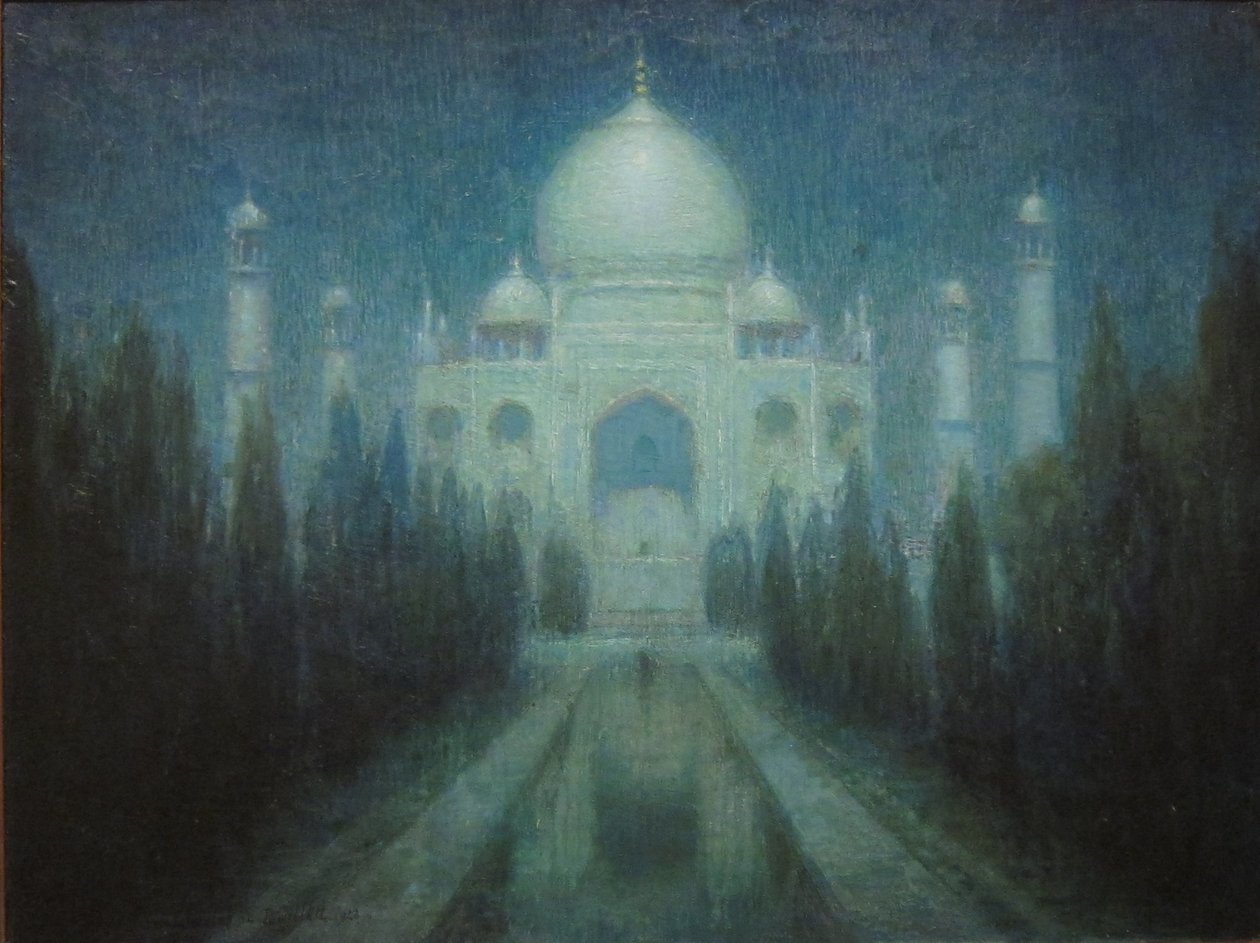 Taj Mahal od Moonlightn od Charles William Bartlett