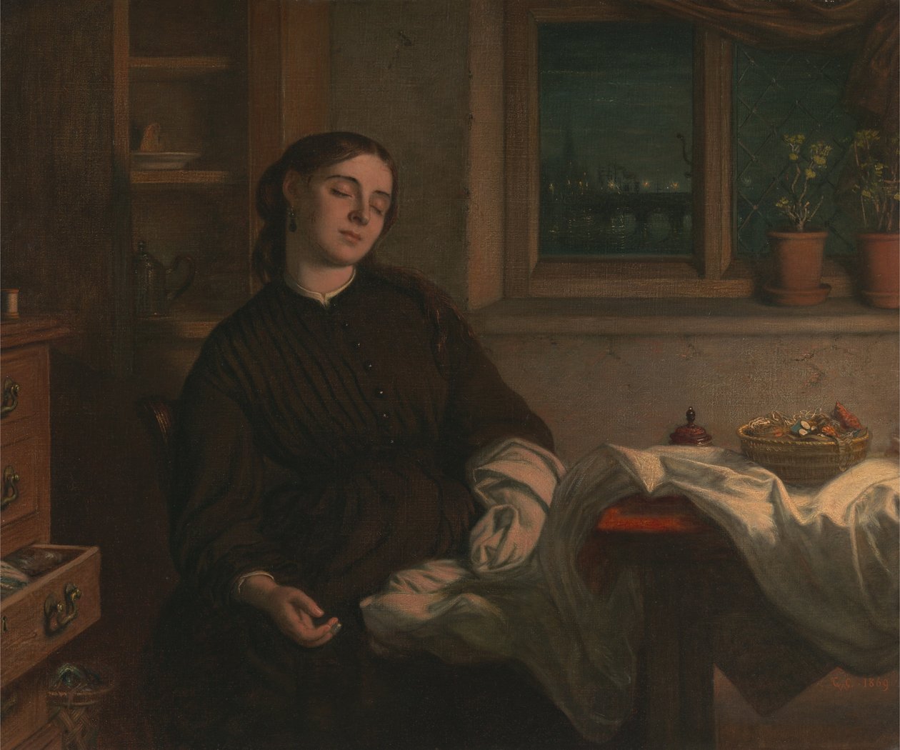 Domácí sny od Charles West Cope