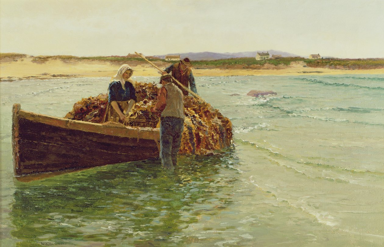 Vykládání řasy Weed od Charles William Bartlett