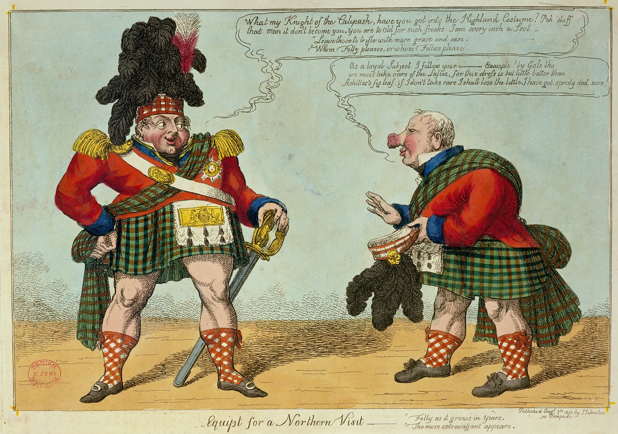 Vybavení pro severní návštěvu, 1822 (barevný lept) od Charles Williams