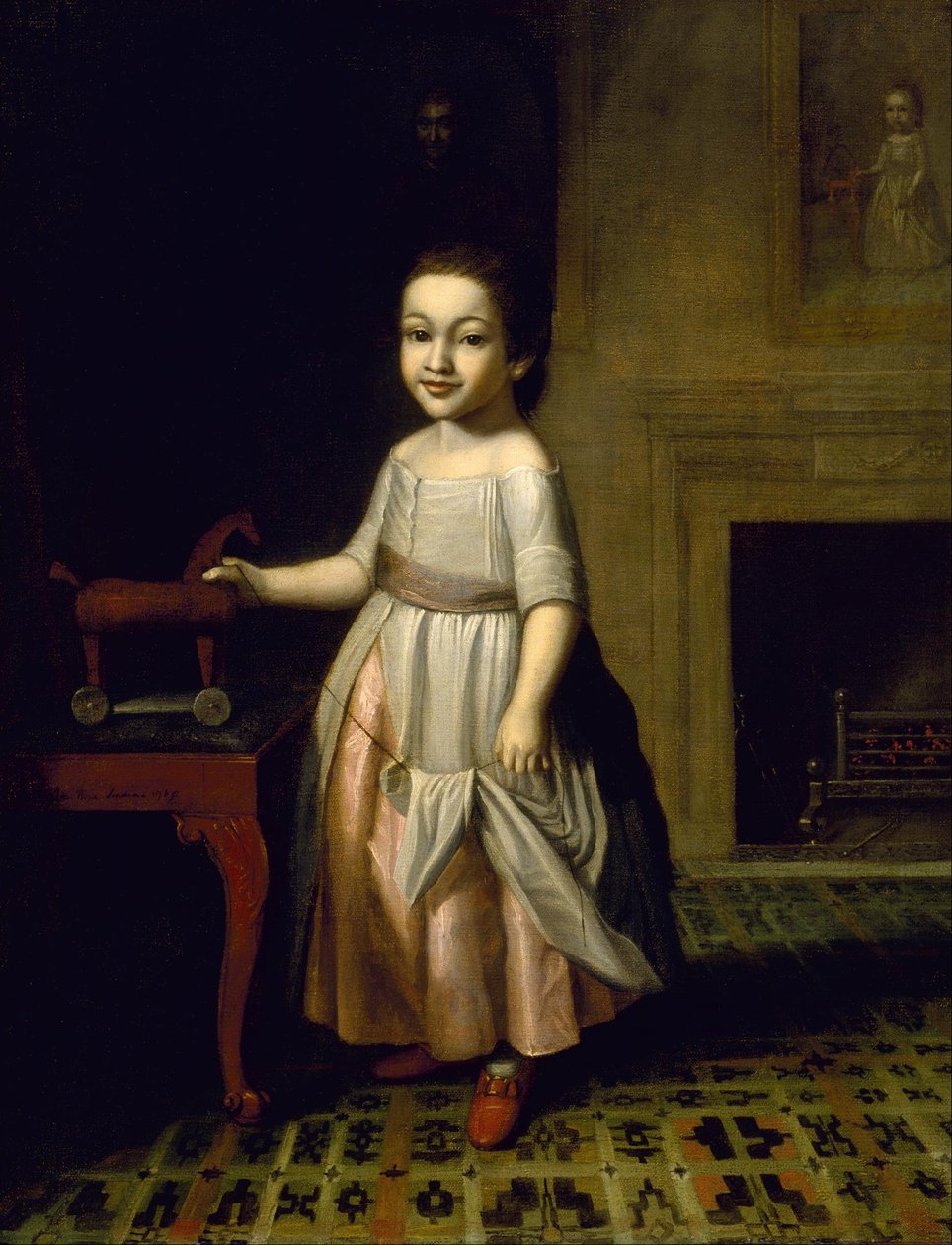 Chlapec s hračkovým koněm od Charles Willson Peale