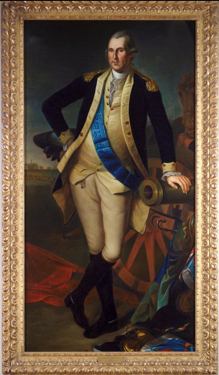 George Washington, po roce 1779 od Charles Willson Peale