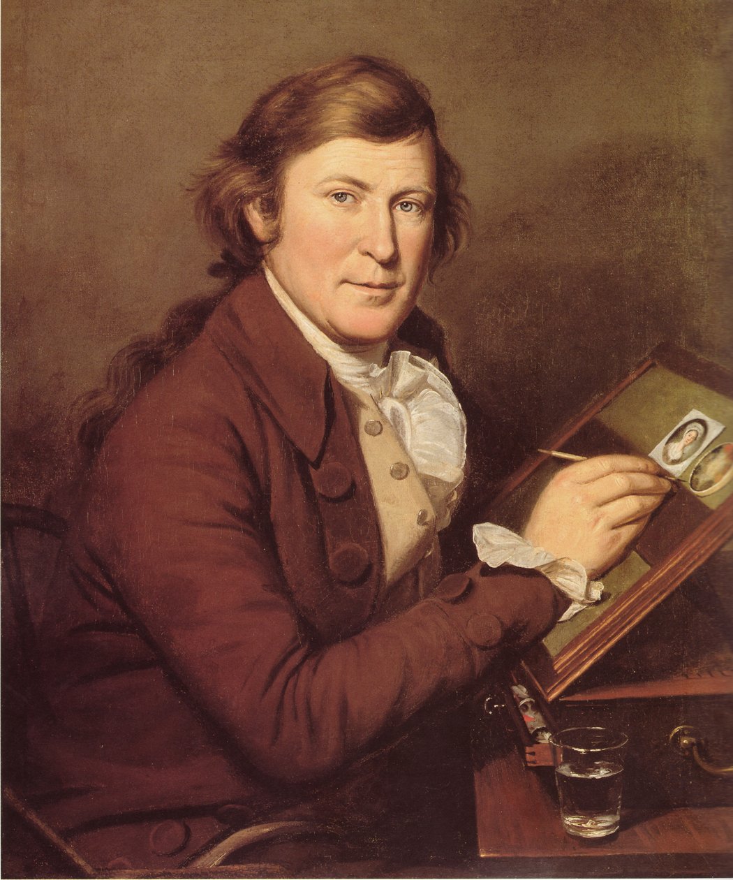 James Kromě malování miniatury od Charles Willson Peale