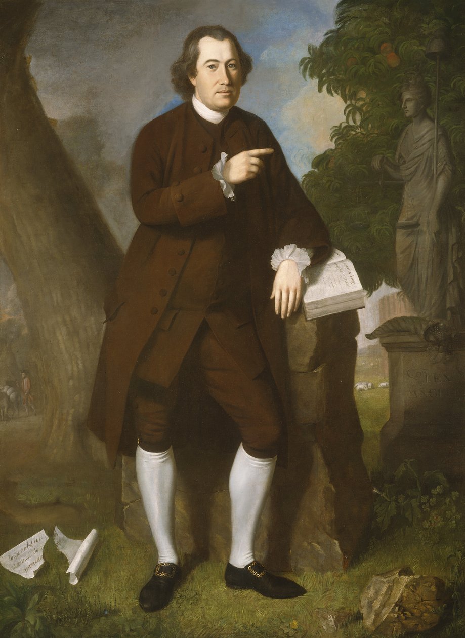 John Beale Bordley, 1770 od Charles Willson Peale