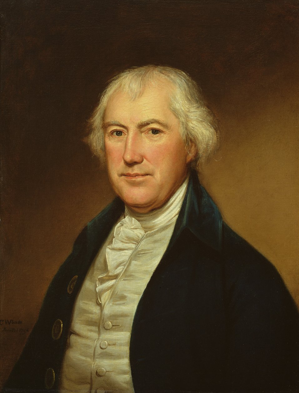 John Beale Bordley, 1790 (olej na plátně položeném na palubě) od Charles Willson Peale