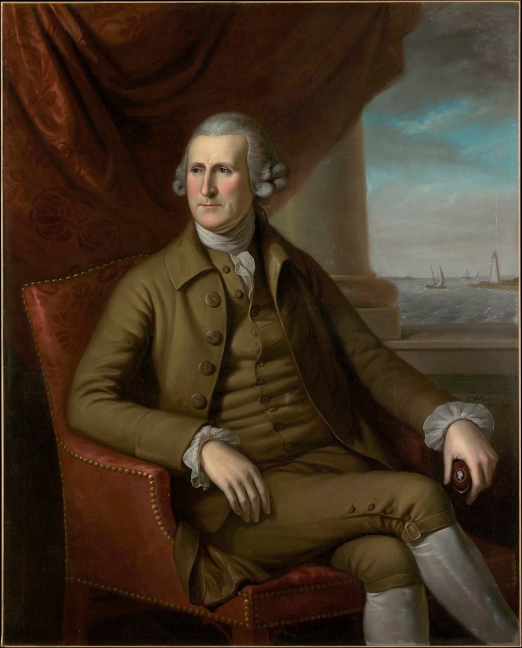 Portrét Thomase Willinga (1731-1821) od Charles Willson Peale