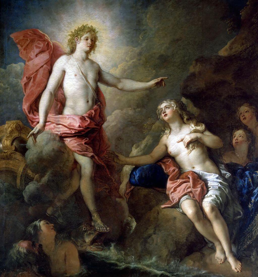Apollo a Thetisn od Charles de la Fosse