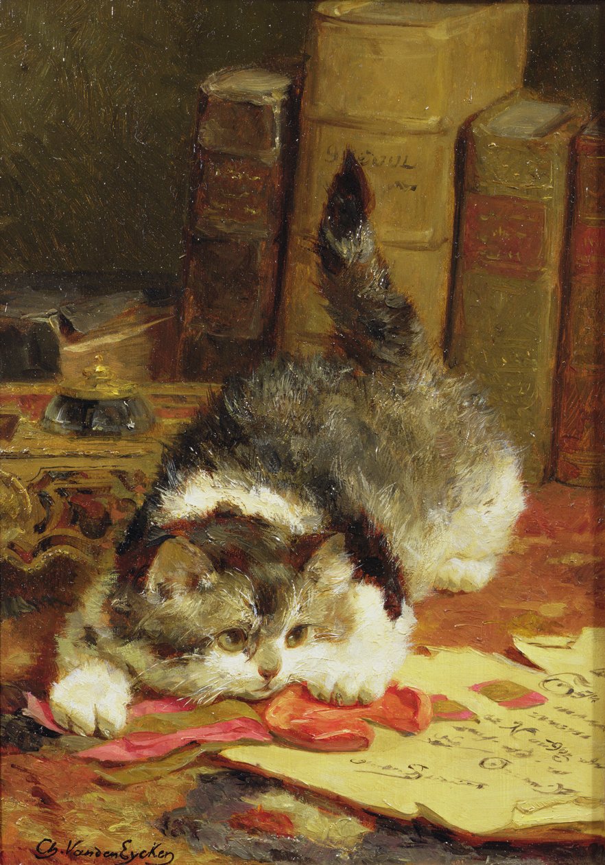 Sledování kočky od Charles van den Eycken