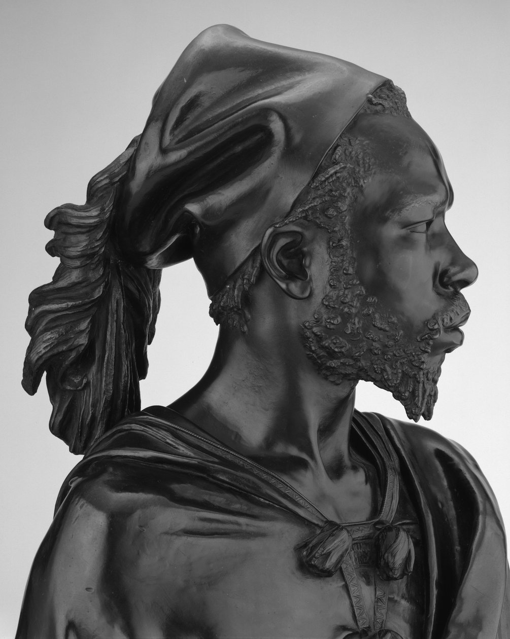 Busta Saïda Abdallaha z lidu Darfour od Charles Henri Joseph Cordier